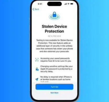 天山苹果授权维修店分享被盗设备保护功能开启方法 