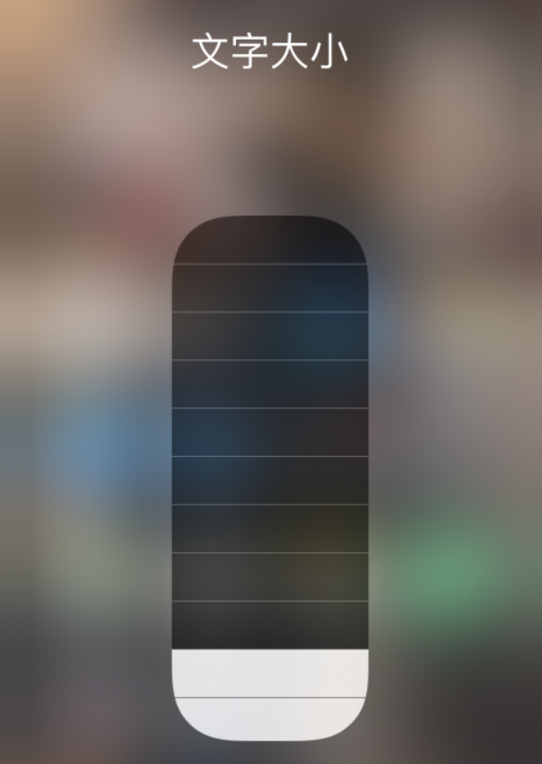 天山苹果手机维修分享小技巧：在 iPhone 控制中心快速调节字体大小 