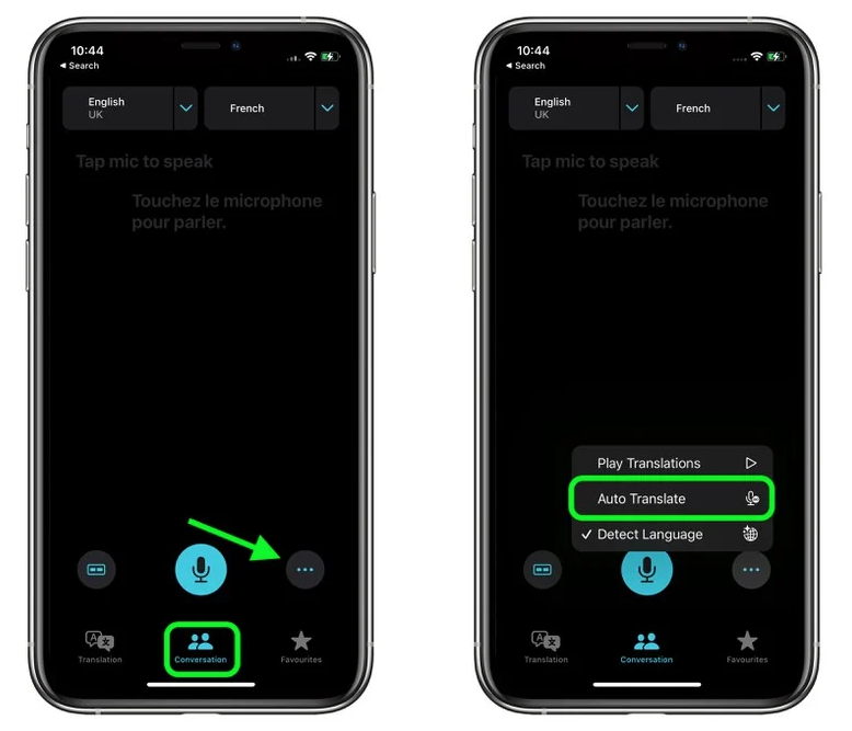 天山苹果手机维修分享iOS 15 “翻译” App 新改进 